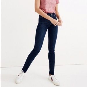Madewell 9" Skinny Jeans Larkspur Wash: Tencel